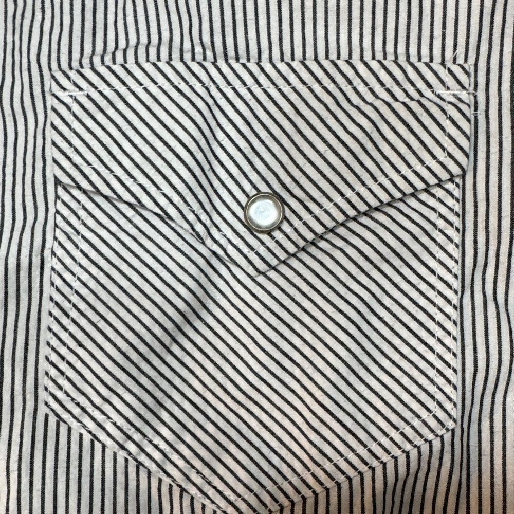 Machine Men's Striped Button-Down Shirt - Picture 9 of 12
